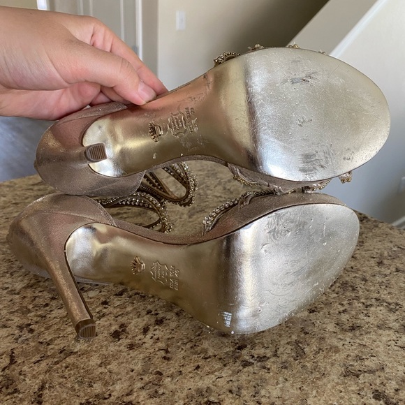 Nina New York Jeweled Ankle Strap Heels - Picture 5 of 15